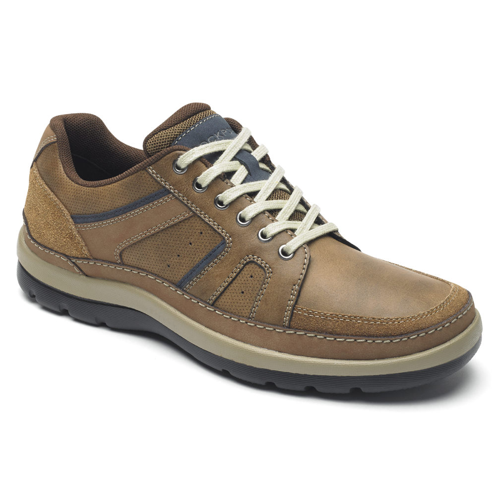 Rockport Sneakers For Mens Brown - Get Your Kicks Mudguard Blucher - EQ1705932